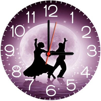 23% OFF on Ellicon B280romantic Moon Analog Wall Clock White