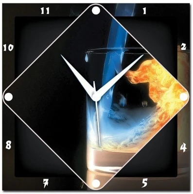70% OFF on WebPlaza Fire And Ice Analog Wall Clock Multicolor 70% OFF on WebPlaza Fire And Ice Analog Wall Clock Multicolor