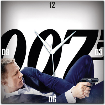 72% OFF on Amore James Bond Analog Wall Clock Multicolor