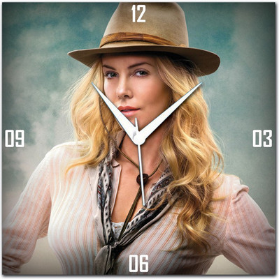 70% OFF on WebPlaza Charlize Theron A Million Ways To Die Analog Wall Clock Multicolor