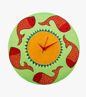 53% OFF on Rangrage The Piscean Reflection Analog Wall Clock Multicolor 53% OFF on Rangrage The Piscean Reflection Analog Wall Clock Multicolor