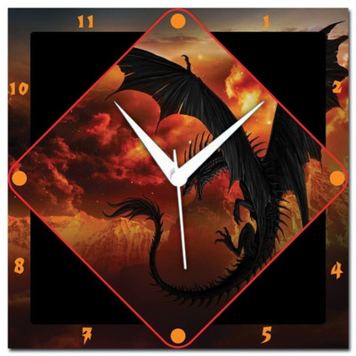 72% OFF on Amore Dragon 107522 Analog Wall Clock Multicolor 72% OFF on Amore Dragon 107522 Analog Wall Clock Multicolor