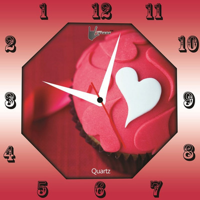 55% OFF on Lycans Anti 0053 Analog Wall Clock Red
