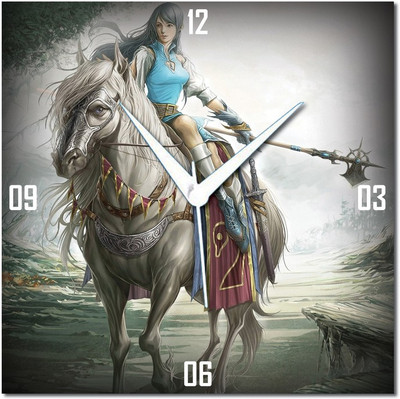 70% OFF on WebPlaza beautiful 51 Analog Wall Clock Multicolor