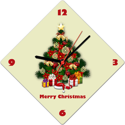 40% OFF on Lovely Collection Christmas Tree Analog Wall Clock Multicolor 40% OFF on Lovely Collection Christmas Tree Analog Wall Clock Multicolor