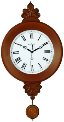Wood Craft W-131P Analog Wall Clock Brown Wood Craft W-131P Analog Wall Clock Brown