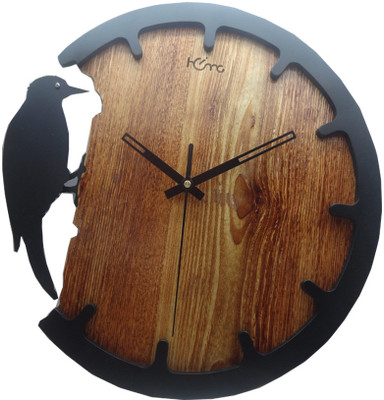 23% OFF on Artime Woodpecker Analog Wall Clock Multicolor