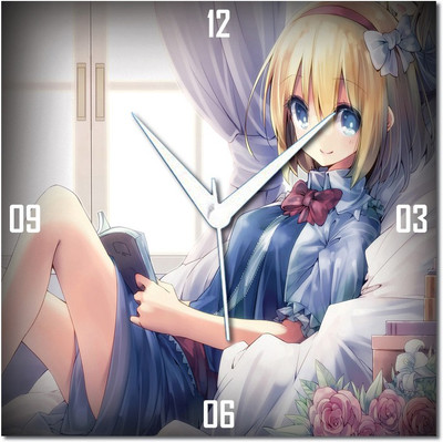 70% OFF on WebPlaza beautiful 28 Analog Wall Clock Multicolor