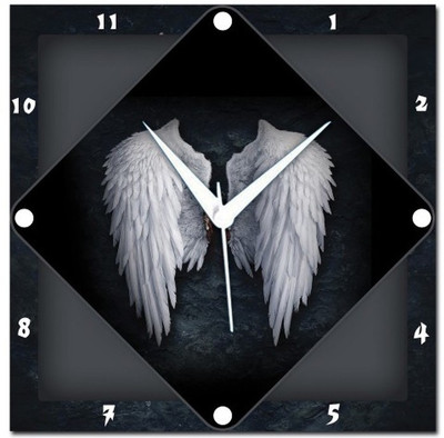70% OFF on WebPlaza Angel Wings Analog Wall Clock Multicolor