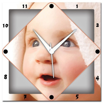72% OFF on Amore Cute Baby 107512 Analog Wall Clock Multicolor