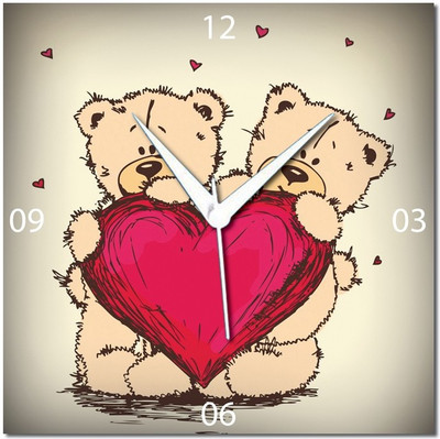 70% OFF on WebPlaza Teddy With Heart Valentine Love Analog Wall Clock Multicolor 70% OFF on WebPlaza Teddy With Heart Valentine Love Analog Wall Clock Multicolor