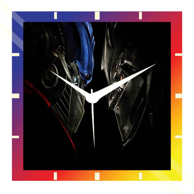 50% OFF on Moneysaver Optimus Prime Vs Megatron Analog Wall Clock Multicolor