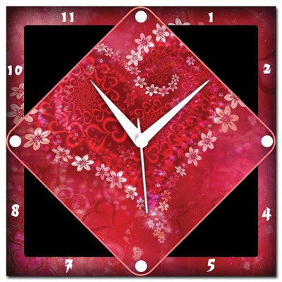 70% OFF on WebPlaza Red Heart Analog Wall Clock Multicolor 70% OFF on WebPlaza Red Heart Analog Wall Clock Multicolor