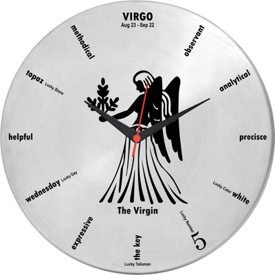 21% OFF on Ravenn Sun Sign - Virgo Analog Wall Clock Steel 21% OFF on Ravenn Sun Sign - Virgo Analog Wall Clock Steel