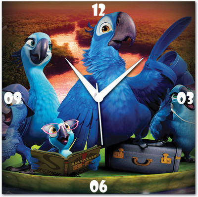 83% OFF on Amore Rio 2 113415 Analog Wall Clock Multicolor