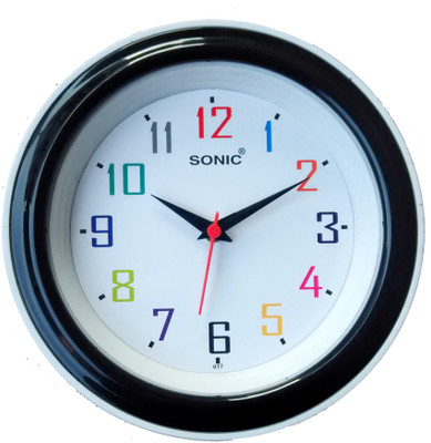 3% OFF on Sonic 17 Analog Wall Clock White, Black 3% OFF on Sonic 17 Analog Wall Clock White, Black