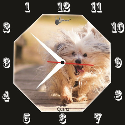 55% OFF on Lycans Anti 0080 Analog Wall Clock Brown, Black