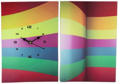 Design O Vista Analog Wall Clock Multicolor Design O Vista Analog Wall Clock Multicolor