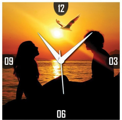 70% OFF on WebPlaza beautiful 590 Analog Wall Clock Multicolor