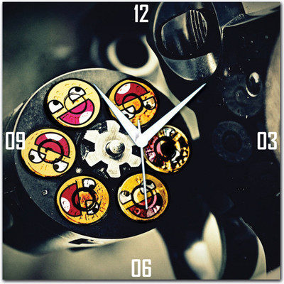 72% OFF on Amore Smiley Gun Analog Wall Clock Multicolor 72% OFF on Amore Smiley Gun Analog Wall Clock Multicolor