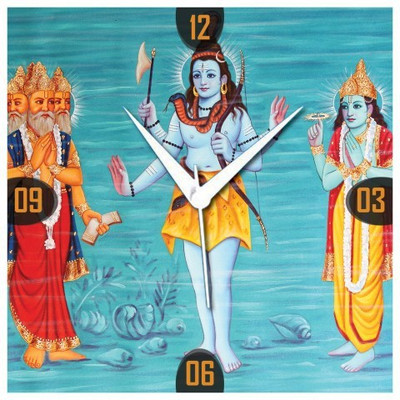 70% OFF on WebPlaza beautiful 804 Analog Wall Clock Multicolor