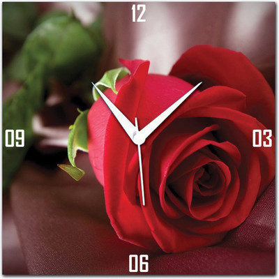 70% OFF on WebPlaza Red Sweet Rose Analog Wall Clock Multicolor 70% OFF on WebPlaza Red Sweet Rose Analog Wall Clock Multicolor