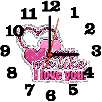 28% OFF on Ellicon 62 I Love You Analog Wall Clock White 28% OFF on Ellicon 62 I Love You Analog Wall Clock White