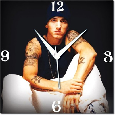 70% OFF on WebPlaza Eminem Analog Wall Clock Multicolor