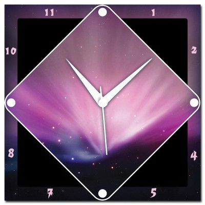 72% OFF on Amore Space Abstract Analog Wall Clock Purple 72% OFF on Amore Space Abstract Analog Wall Clock Purple