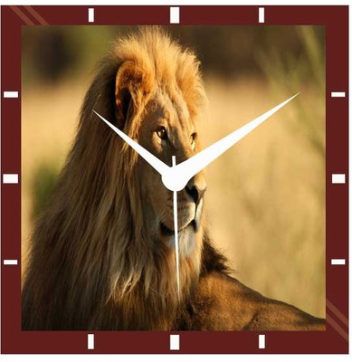 Moneysaver Lion Analog Wall Clock Multicolour Moneysaver Lion Analog Wall Clock Multicolour