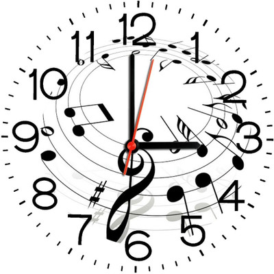 23% OFF on Ellicon B214 Music Notes Analog Wall Clock White 23% OFF on Ellicon B214 Music Notes Analog Wall Clock White