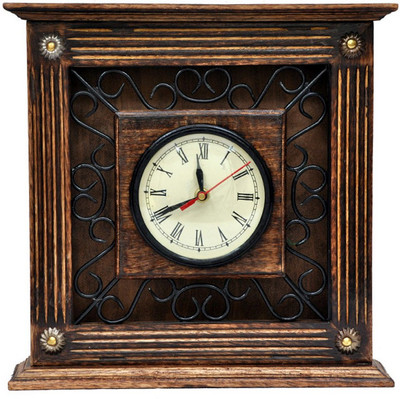 35% OFF on Vareesha Antique Wood and Iron Analog Wall Clock Brown 35% OFF on Vareesha Antique Wood and Iron Analog Wall Clock Brown