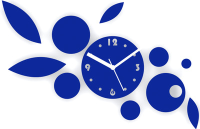 52% OFF on Zeeshaan Scattered Petals Blue Analog Wall Clock Blue 52% OFF on Zeeshaan Scattered Petals Blue Analog Wall Clock Blue