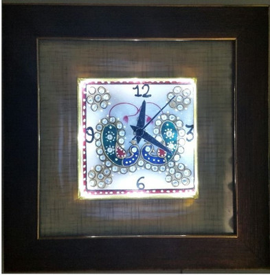 40% OFF on Krafts and Beyond Wooden Frame and Meenakari Work Analog Wall Clock Multicolor 40% OFF on Krafts and Beyond Wooden Frame and Meenakari Work Analog Wall Clock Multicolor