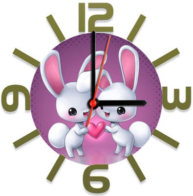28% OFF on Ellicon 69 Love Love Analog Wall Clock White 28% OFF on Ellicon 69 Love Love Analog Wall Clock White