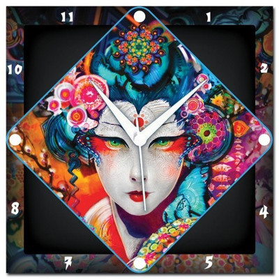 70% OFF on WebPlaza Japanese Girl Analog Wall Clock Multicolor 70% OFF on WebPlaza Japanese Girl Analog Wall Clock Multicolor
