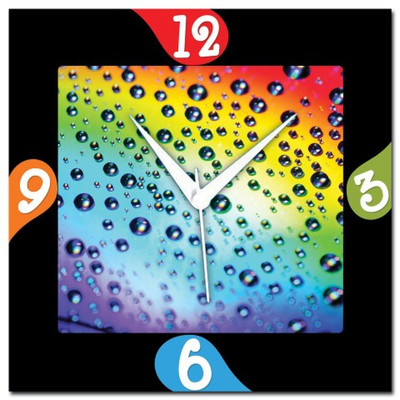 72% OFF on Amore Water Drops Analog Wall Clock Multicolor 72% OFF on Amore Water Drops Analog Wall Clock Multicolor