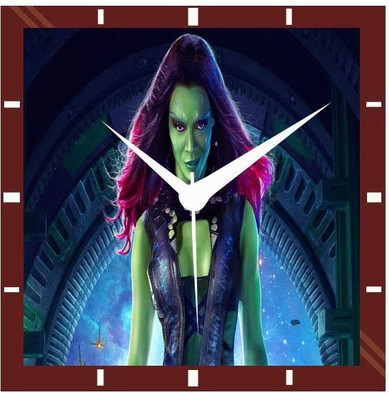 50% OFF on Moneysaver Zoe Saldona Analog Wall Clock Multicolour