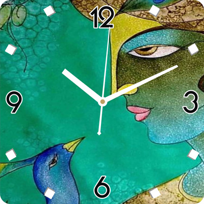 12% OFF on Onatto 25 Cm.Square. Analog Wall Clock Multicolor 12% OFF on Onatto 25 Cm.Square. Analog Wall Clock Multicolor
