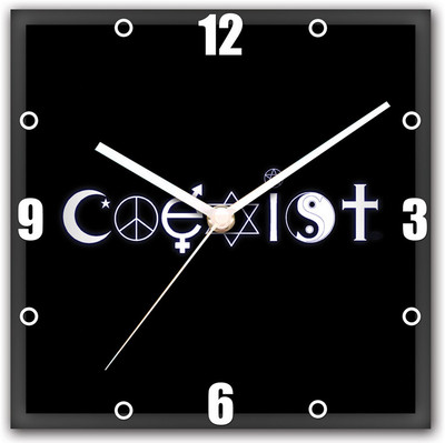 41% OFF on StyBuzz Coexist Analog Wall Clock Multi Color 41% OFF on StyBuzz Coexist Analog Wall Clock Multi Color