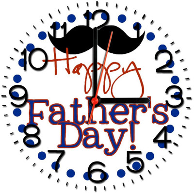 28% OFF on Ellicon 398 Happy Father'S Day Analog Wall Clock White