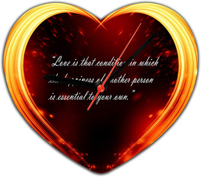 40% OFF on Lovely Collection Love Quote Analog Wall Clock Multicolor 40% OFF on Lovely Collection Love Quote Analog Wall Clock Multicolor
