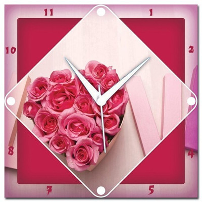 70% OFF on WebPlaza Love Roses Analog Wall Clock Multicolor 70% OFF on WebPlaza Love Roses Analog Wall Clock Multicolor