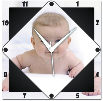 72% OFF on Amore Happy Baby 107572 Analog Wall Clock Multicolor
