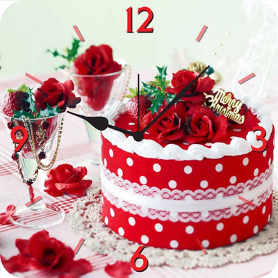 50% OFF on FurnishFantasy Merry Christmas Analog Wall Clock Multicolor