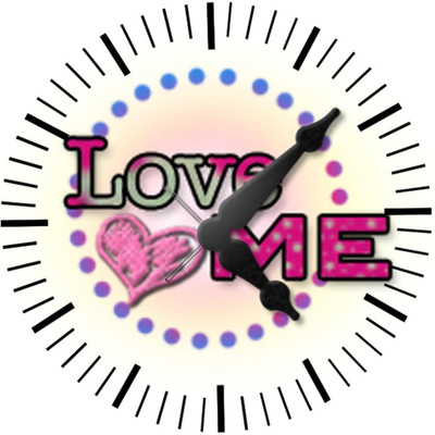 28% OFF on Ellicon 29 Love Me Analog Wall Clock White