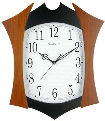 Wood Craft W-62 Analog Wall Clock Black, Brown Wood Craft W-62 Analog Wall Clock Black, Brown