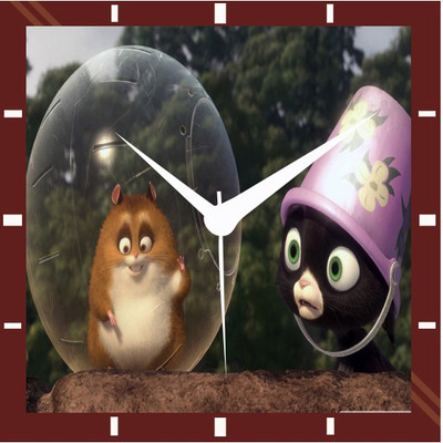 50% OFF on Moneysaver Rhino Bolt Analog Wall Clock Multicolour