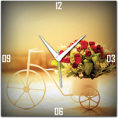 72% OFF on Amore Flowers Analog Wall Clock Multicolor 72% OFF on Amore Flowers Analog Wall Clock Multicolor
