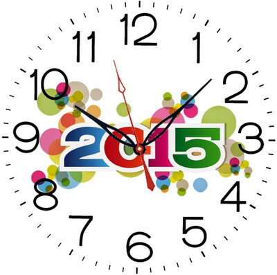 28% OFF on Ellicon 80 2015 - Analog Wall Clock White